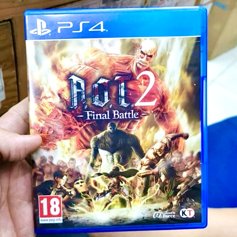 Kaset Attack on Titan 2 Final Battle Ps4 Ps5 AOT2 Game Original Sony PlayStation 4 5 English Games O