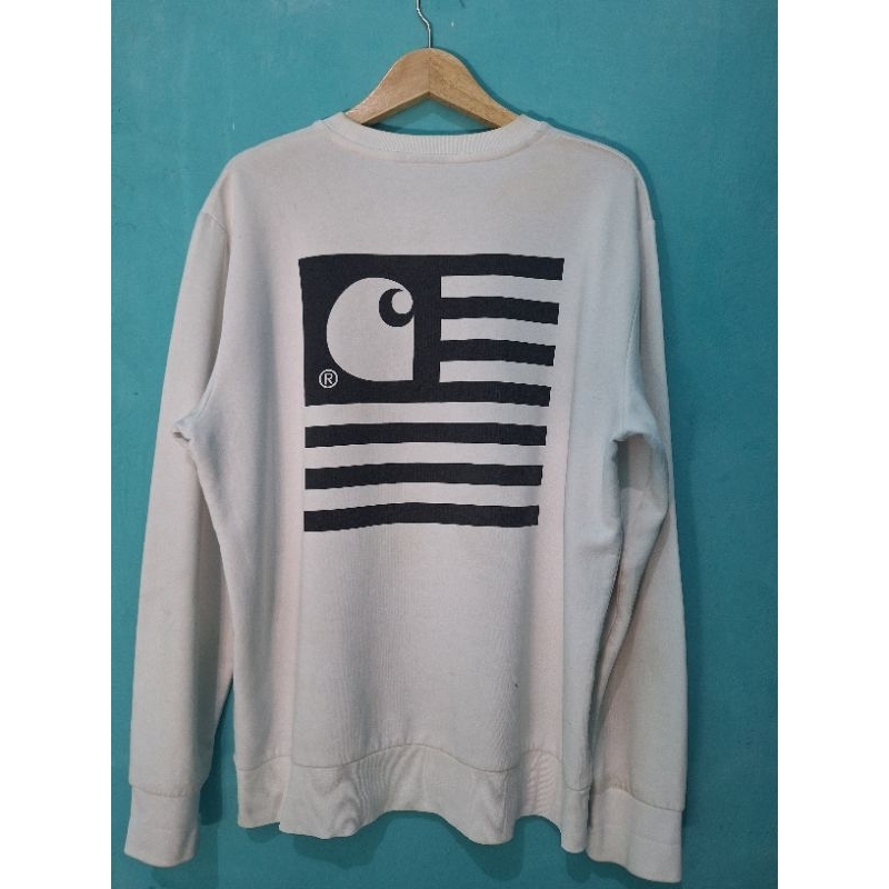 Crewneck State Flag Putih