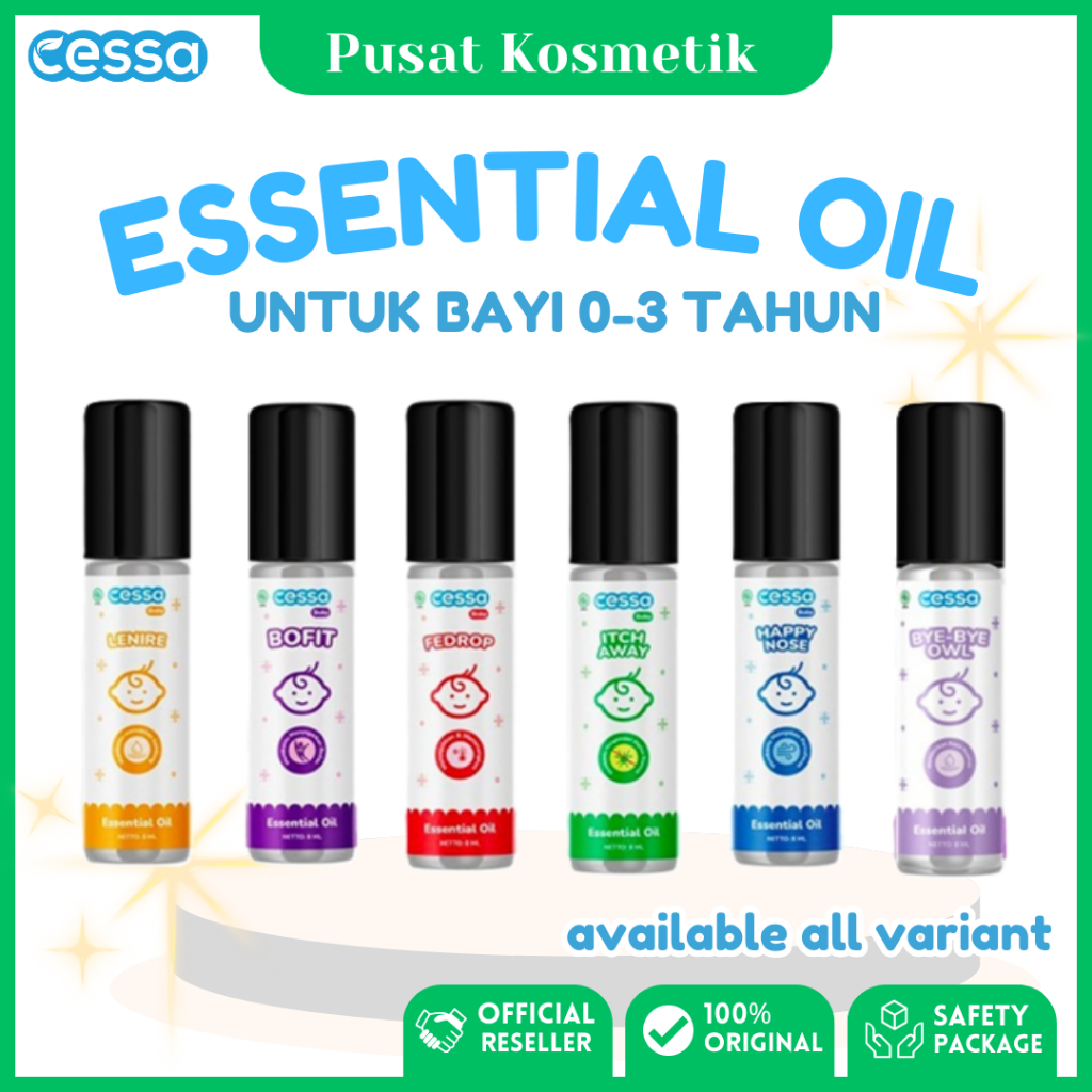CESSA Baby Essential Oil Roll On | Minyak Telon Bayi 8ml