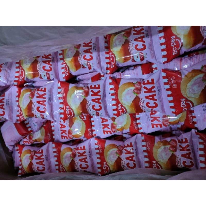 

GO-DAY CAKE STRAWBERRY 25GR 1 RENCENG ( 10 PCS )