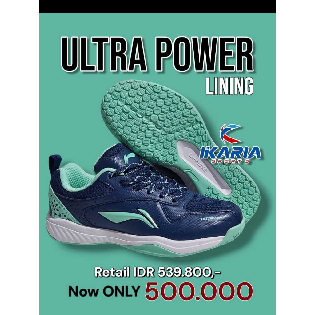 SEPATU LINING BADMINTON  ULTRA POWER