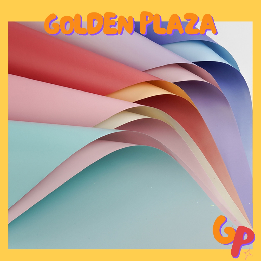 

20 LEMBAR KOREAN FLOWER WRAPPING PAPER GRADIENT COLOR KERTAS BUKET CELLOPHANE GRADASI KB6174