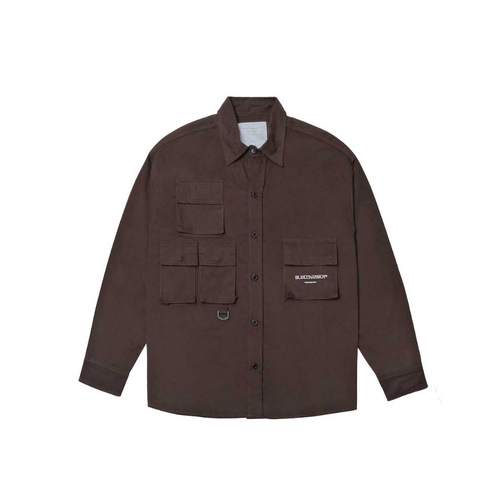 Blue Chamber Long Shirt Ivory