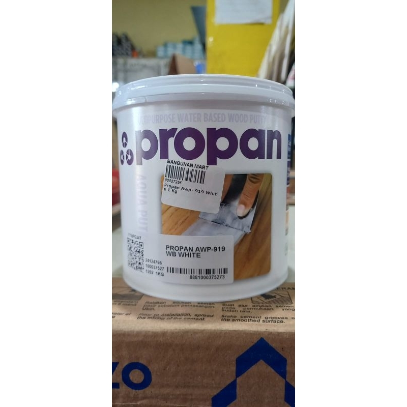 DEMPUL KAYU PUTIH / AQUA PUTTY PROPAN WATERBASED MULTI PURPOSE