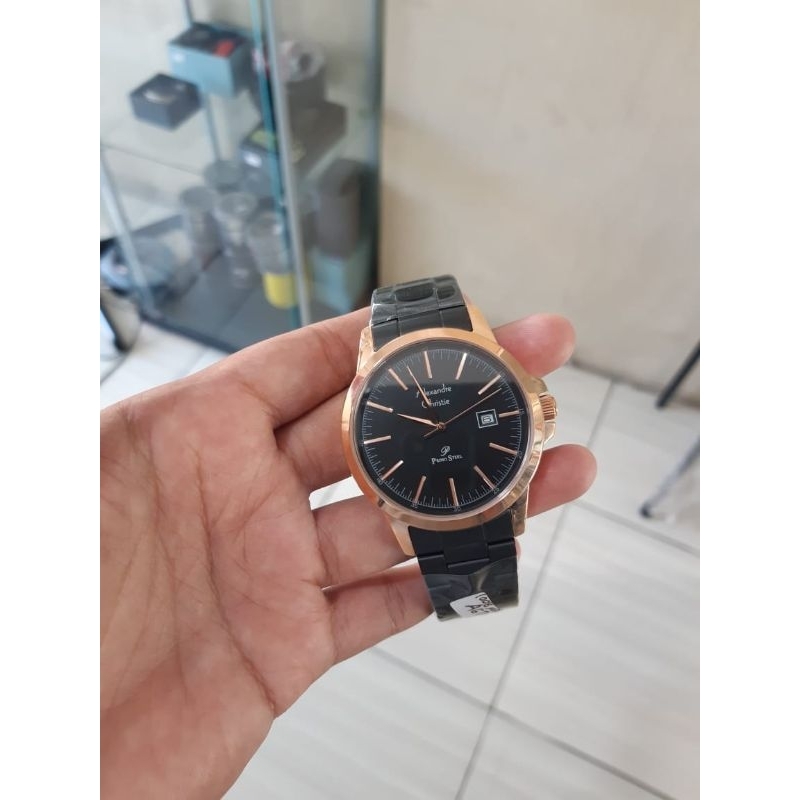 Jam cowok Alexandre Christie AC 1008 MD original