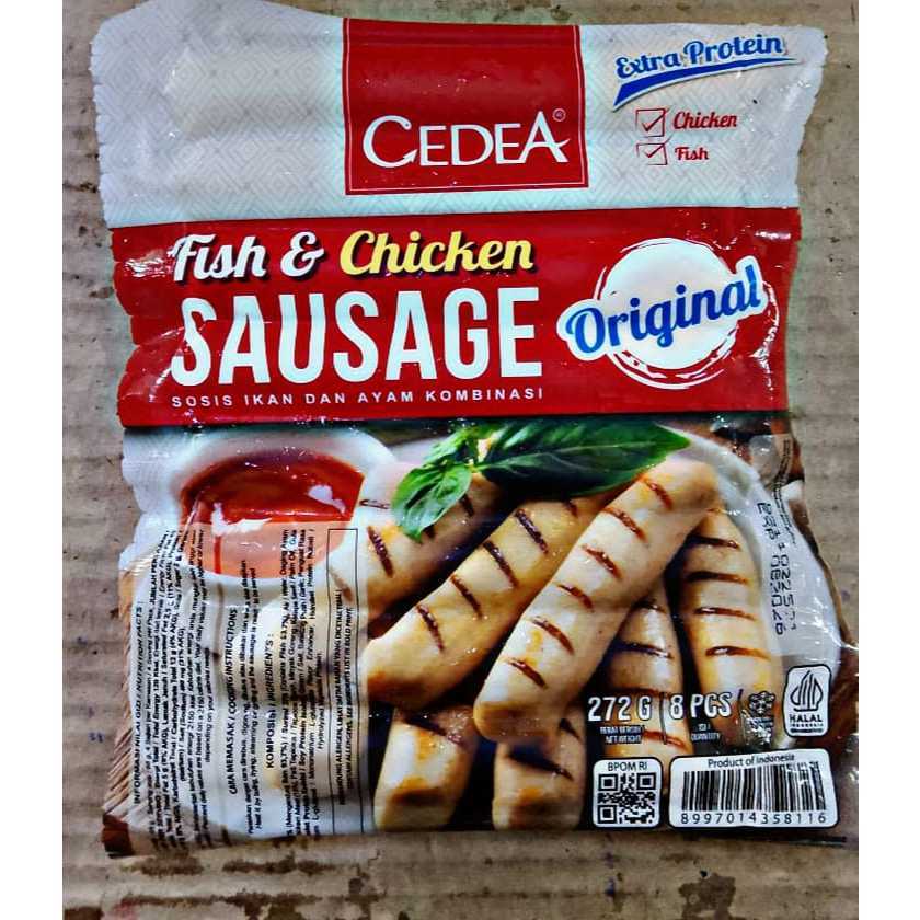

Cedea Fish & Chicken Sausage 272 gram isi 8 pcs