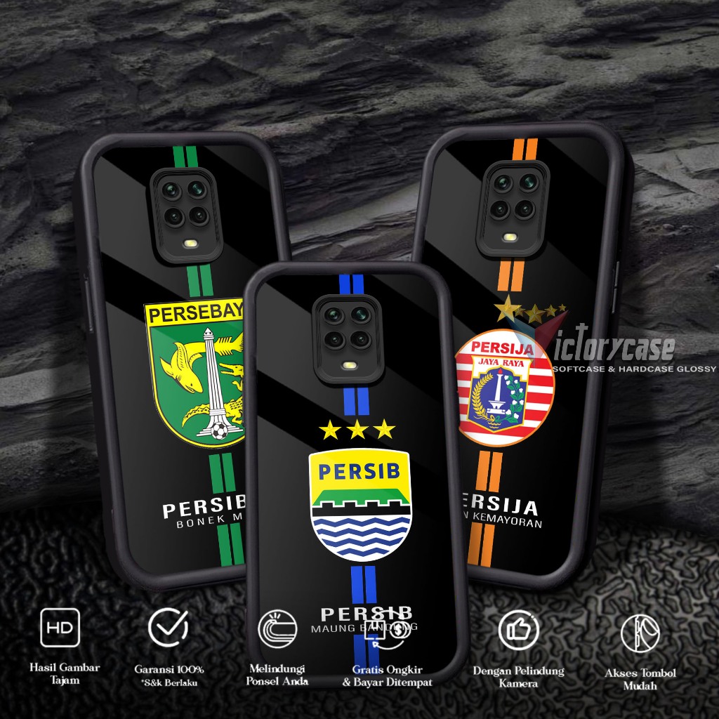 Case Premium Compatible For REDMI NOTE 9 PRO NOTE 9S Motif [ BOLA ] Casing Softcase Glossy Anti Jamu
