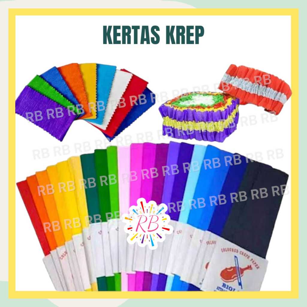 

(1pc) Kertas crepe murah kertas krep serut kertas krepe lingkar kertas krep besar murah krepe potong