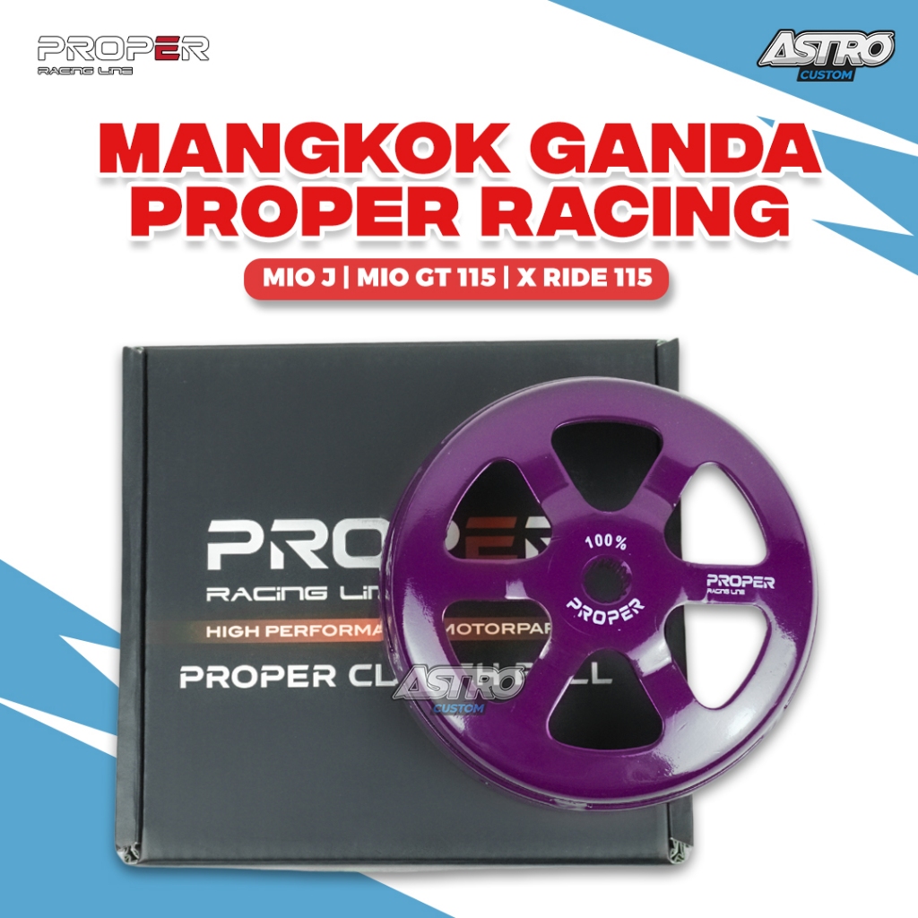 Mangkok Kampas Ganda Proper Mio J Fino X ride Mio GT Soul GT 115 Mangkok Kartel Upgrade CVT Racing