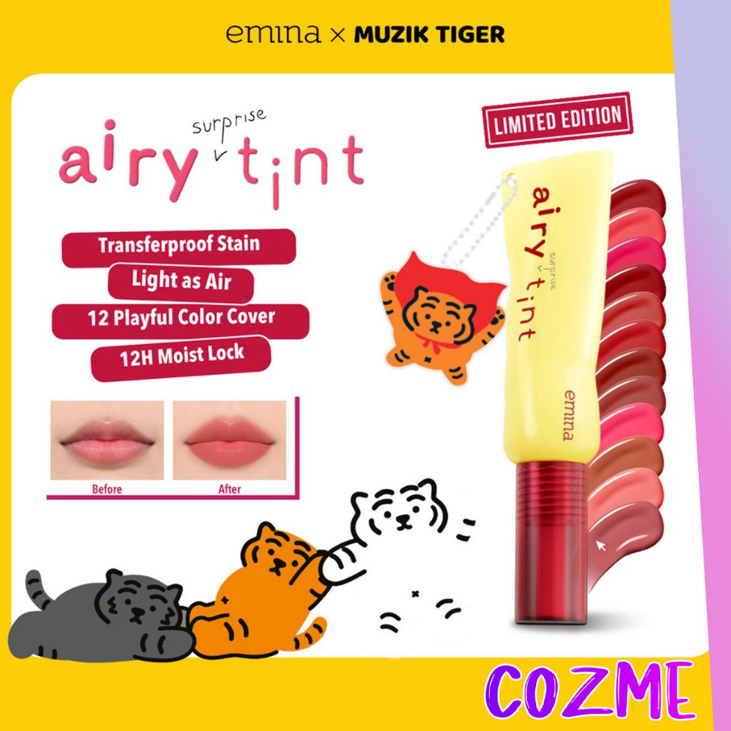 EMINA X Muzik Tiger Airy Suprise Tint