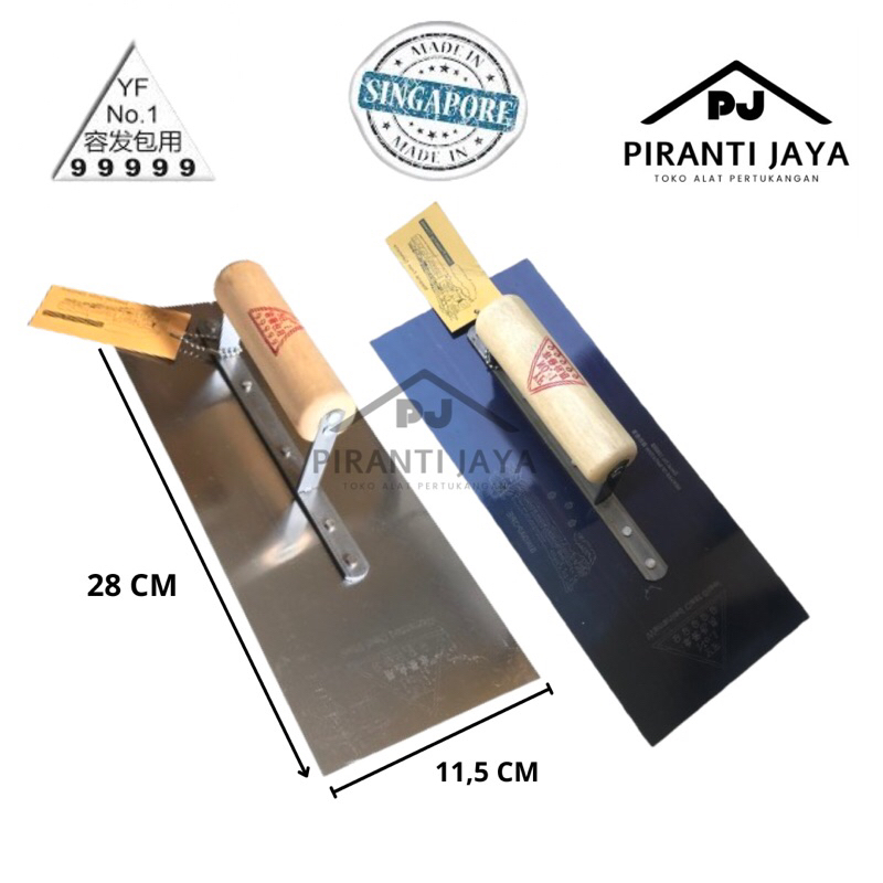 PJ TROWEL 9999 CAP KERETAAPI SINGAPORE RASKAM ROSKAM SUDU PLASTER PLAMIR ACIAN