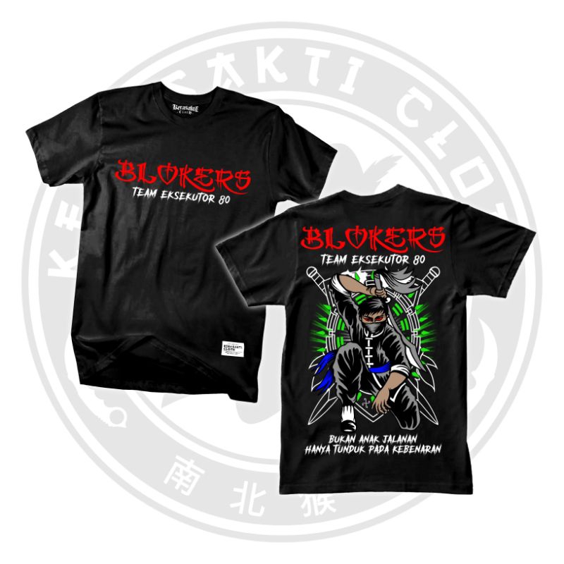 Kaos Lawasan IKS.PI Kera Sakti "T-shirt BLOKERS 80" Free Stiker || kerasakti.cloth