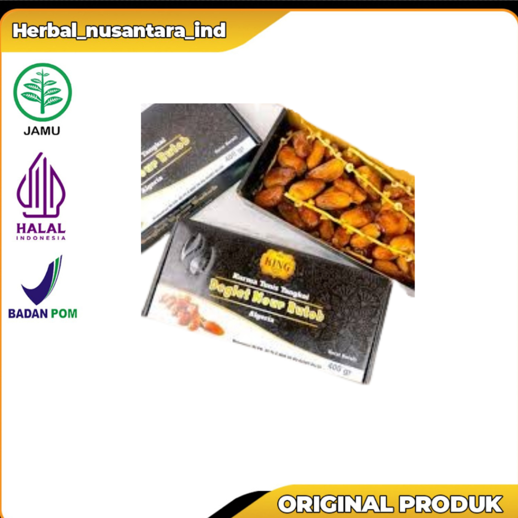 

KURMA TUNIS TANGKAI ALGERIA KING DATES 400GR ORIGINAL
