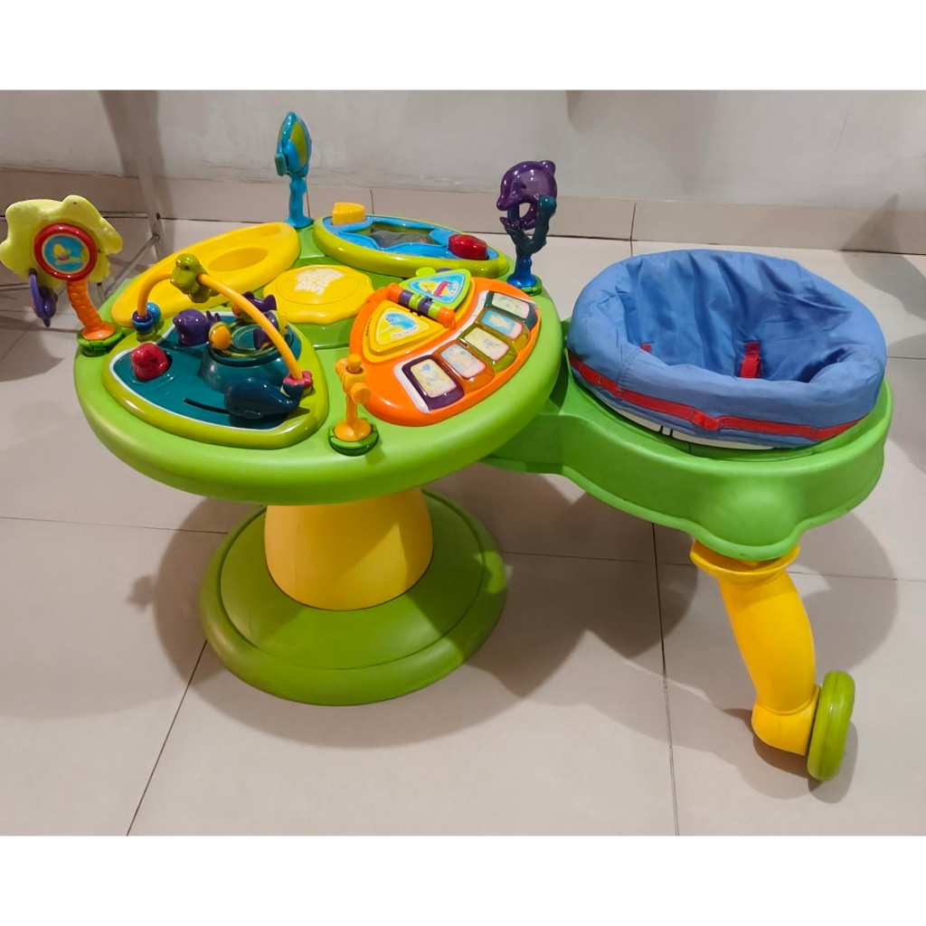 Bright Starts 3-in-1 Around We Go Baby Walker & Activity Table (Preloved) / Babywalker