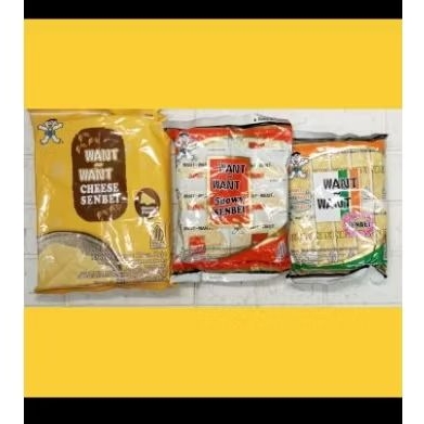 

want want/biskuit beras/snack beras asin manis