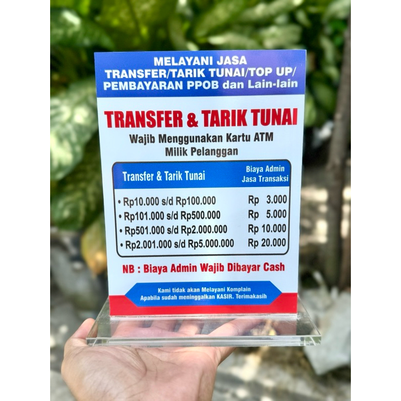 

AKRILIK MEJA UKURAN 15x20cm BISA REQUEST TARIF SESUAI LAYANAN TOKO