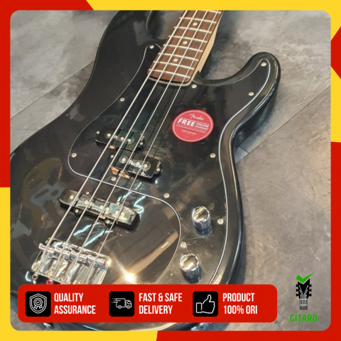 Gitar Bass Squier Affinity Series Precision PJ Charcoal Frost Metallic Original