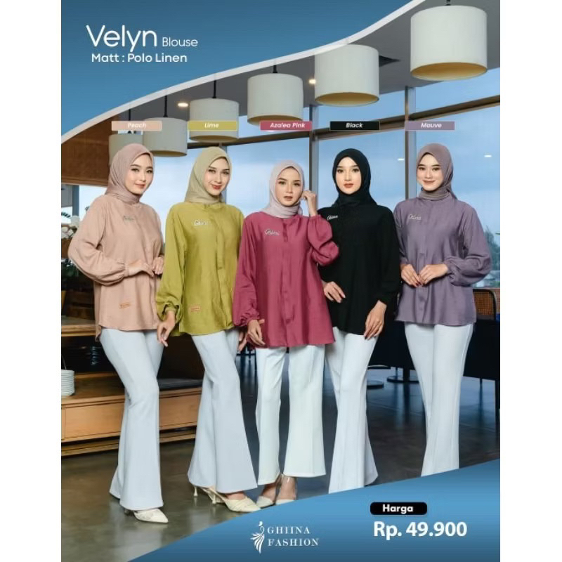 kemeja ghina fee fashion promo