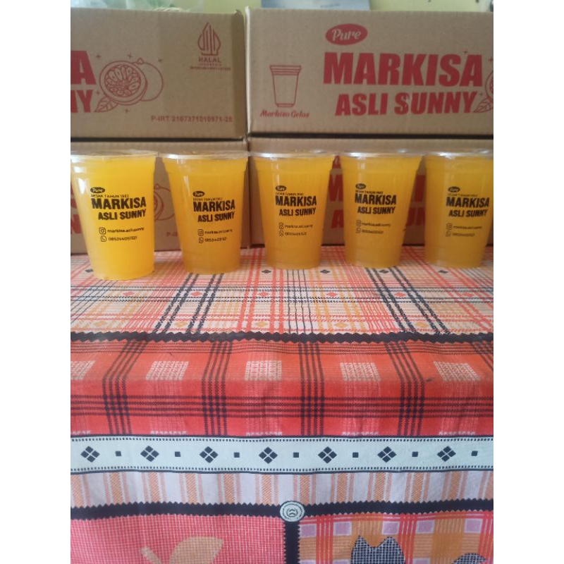 

Markisa Asli Sunny gelas cup langsung minum