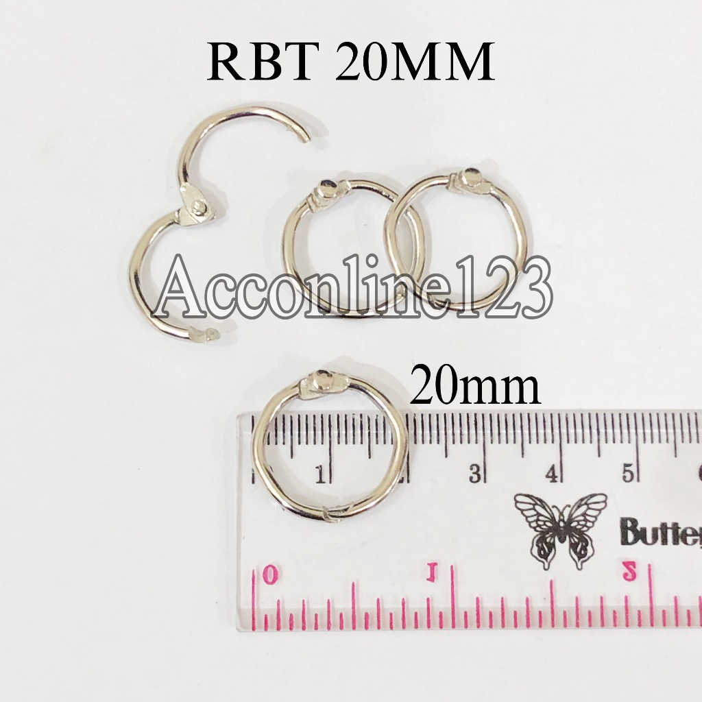 

Ring Buka Tutup 20mm / Ring Menu / Ring Buku / Ring Binder Per Pcs
