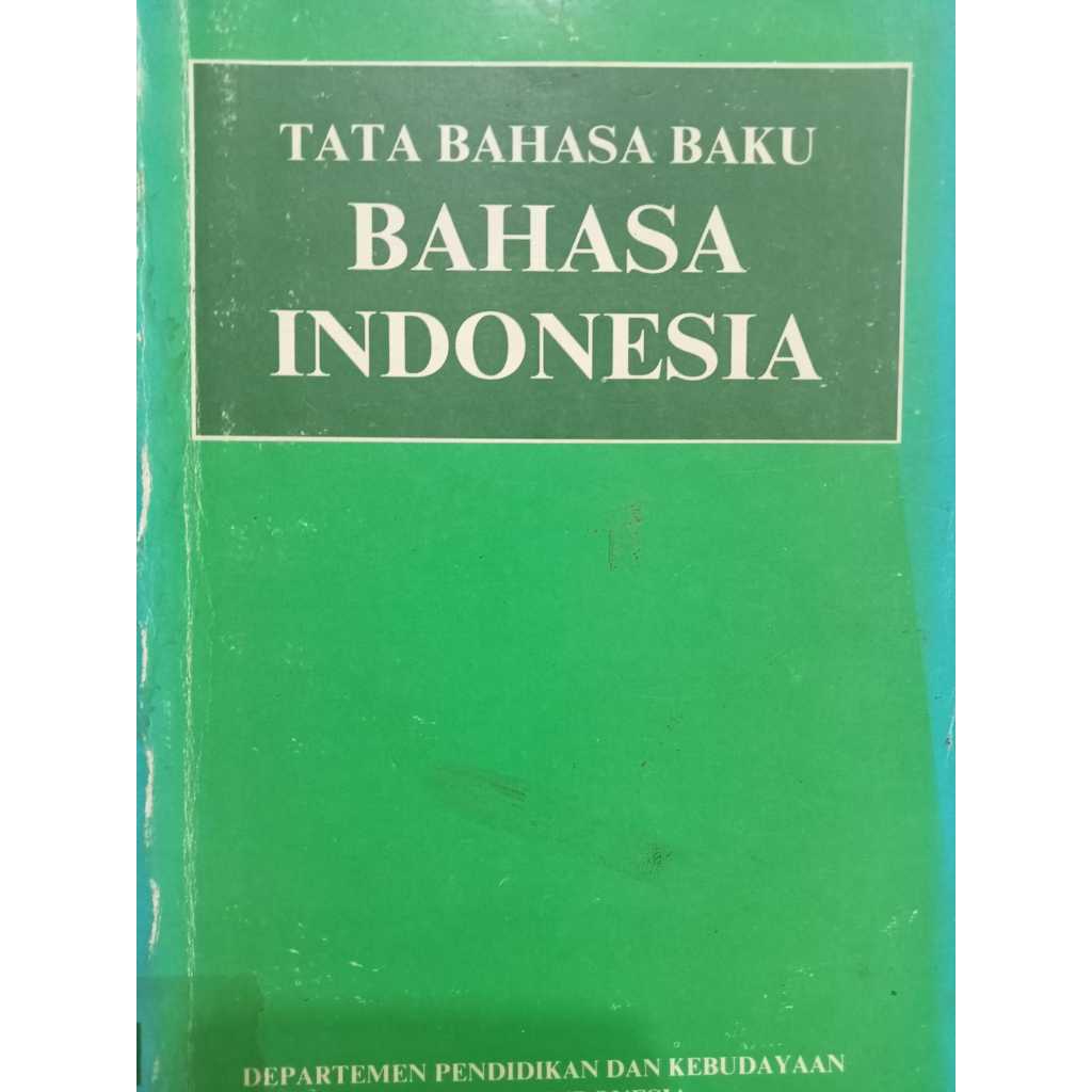 BUKU TATA BAHASA BAKU BAHASA INDONESIA