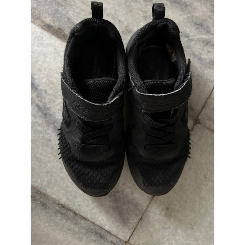 Skechers sepatu sekolah anak hitam