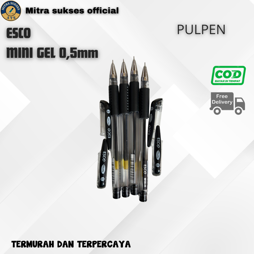 

{1pcs} PULPEN ESCO MINI GEL 0.5mm