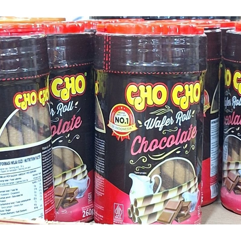

Cho-cho Wafer Roll Strawberry/Coconut/Tiramisu 260gr