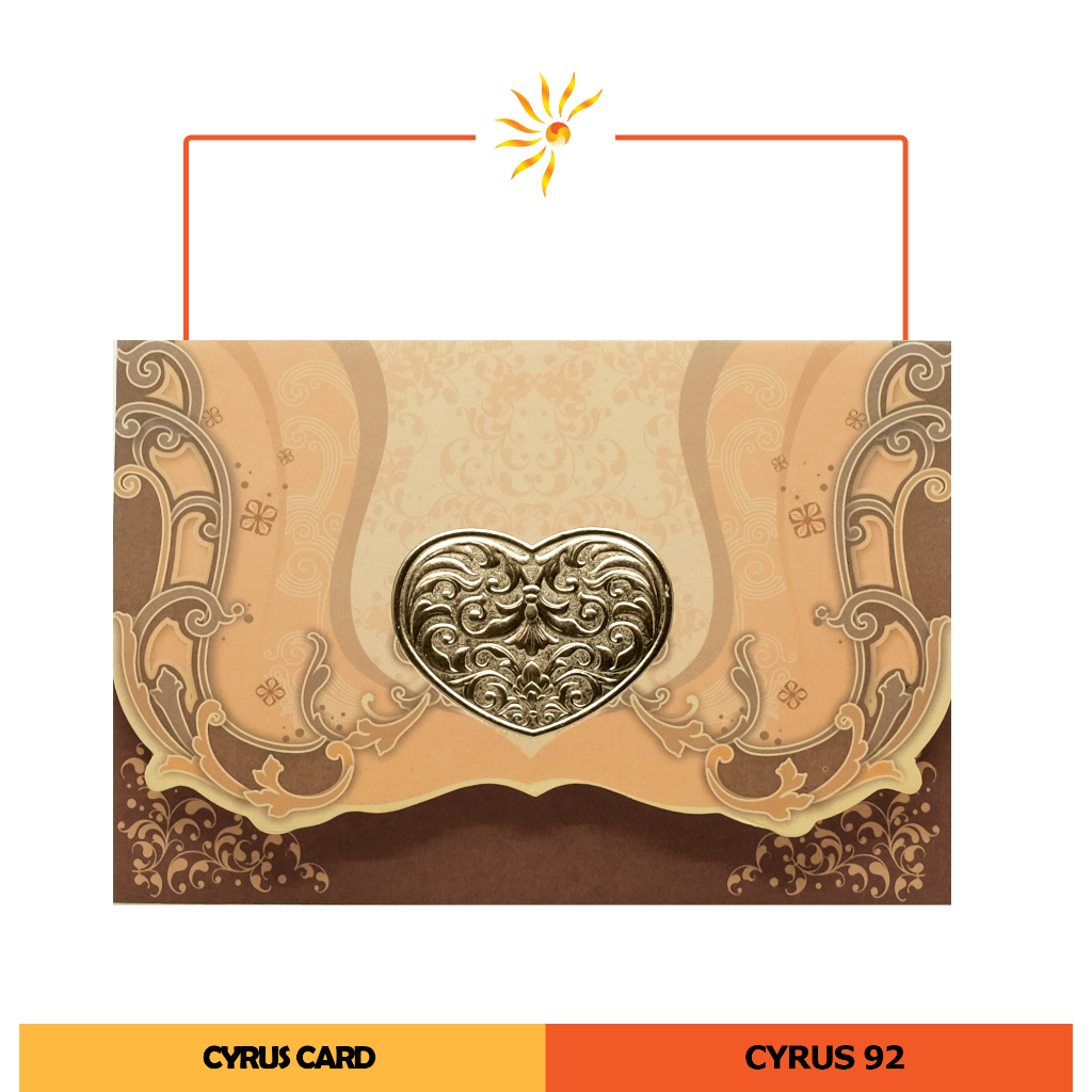 

Blangko Undangan Pernikahan / Wedding Invitation CYRUS 92 / 94 - ISI 100 PCS (BLANGKO KOSONG) - Sun Graphic
