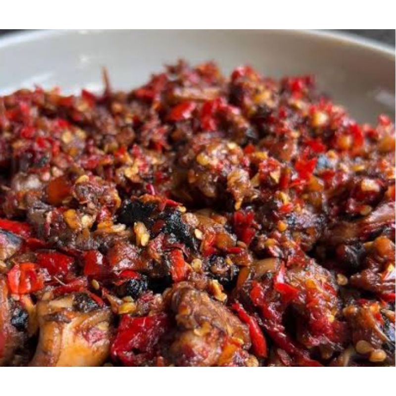 

sambal brutu ayam,sangat lezat di temani ayam