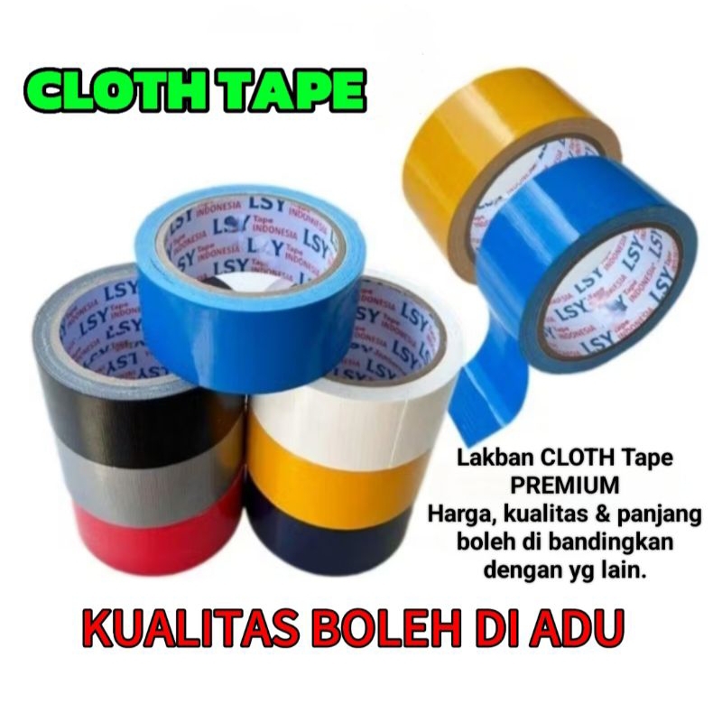 

CLOTH TAPE 2 inchi LAKBAN KAIN harga GROSIR