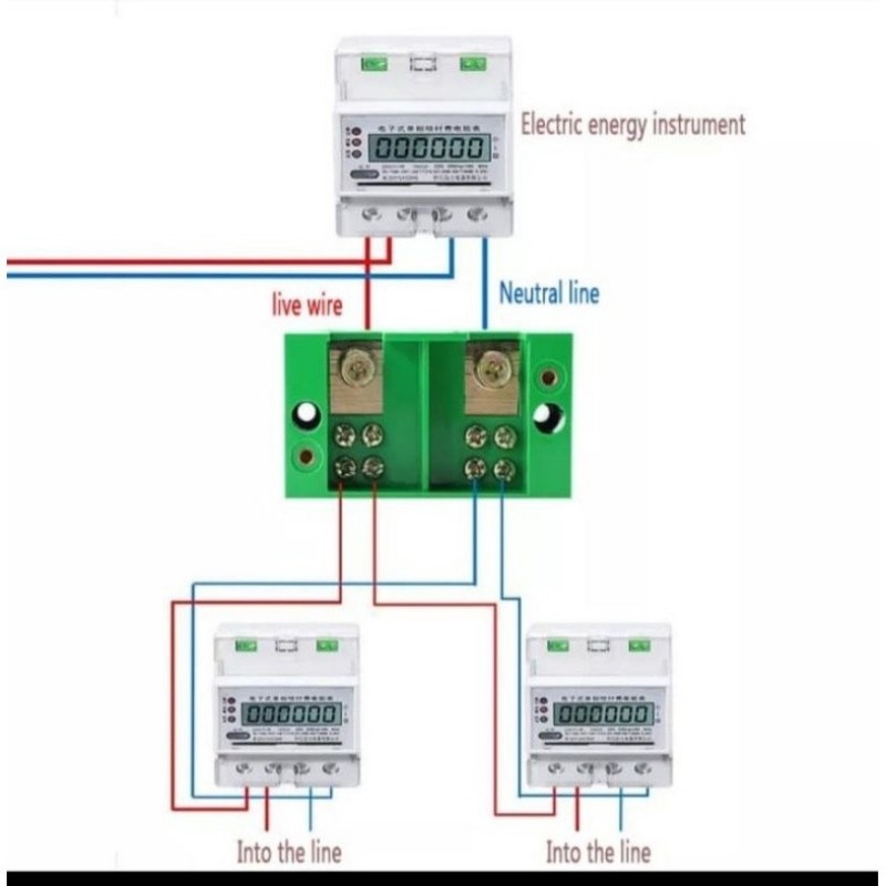 Box Kabel Listrik 2 In 8 Out/2 In 12 Out Terminal Junction Box Terminal Box Terminal Panel Listrik