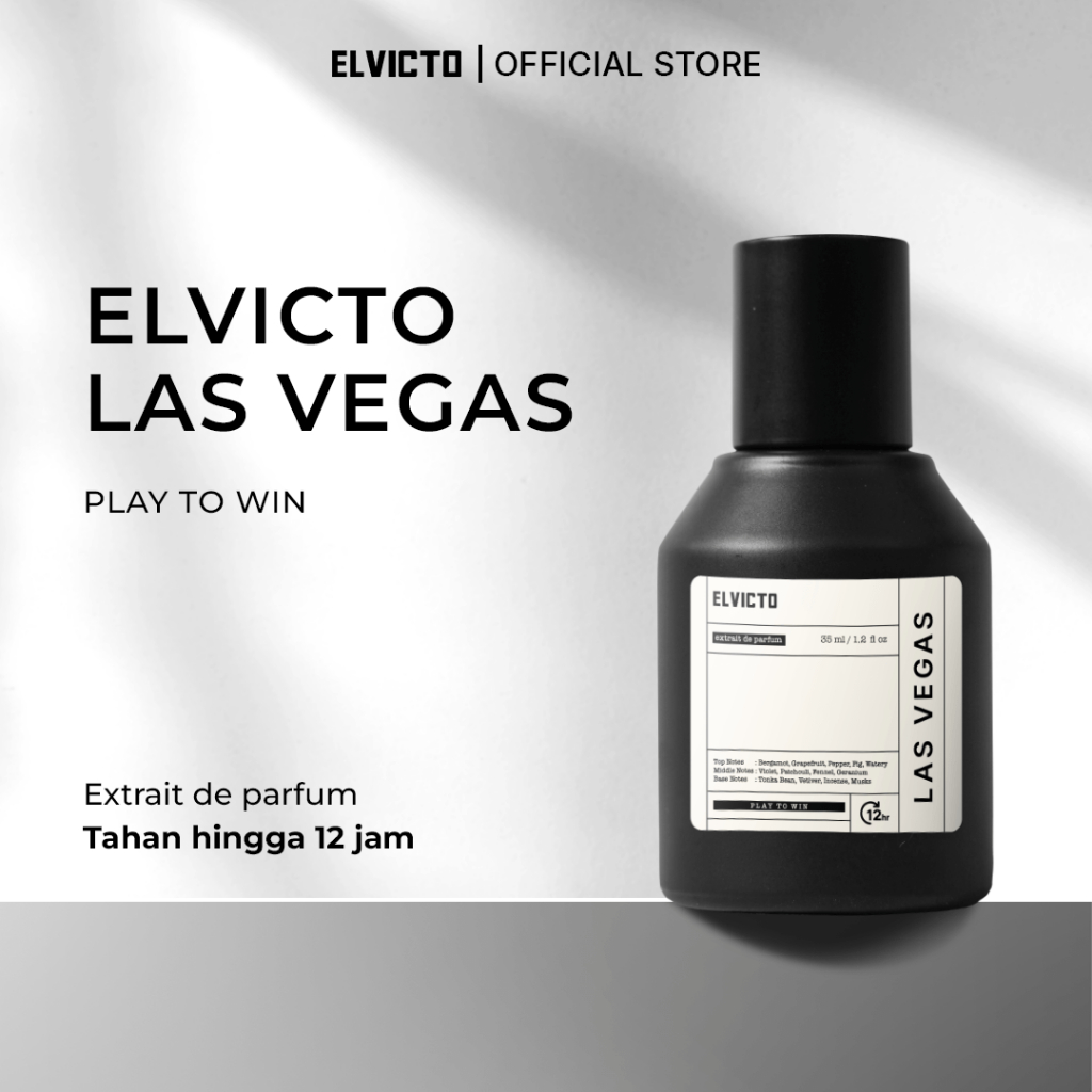 ELVICTO LAS VEGAS EXTRAIT DE PARFUM 35ml | Extrait de Parfum Minyak Wangi Tahan Lama Parfum Unisex P
