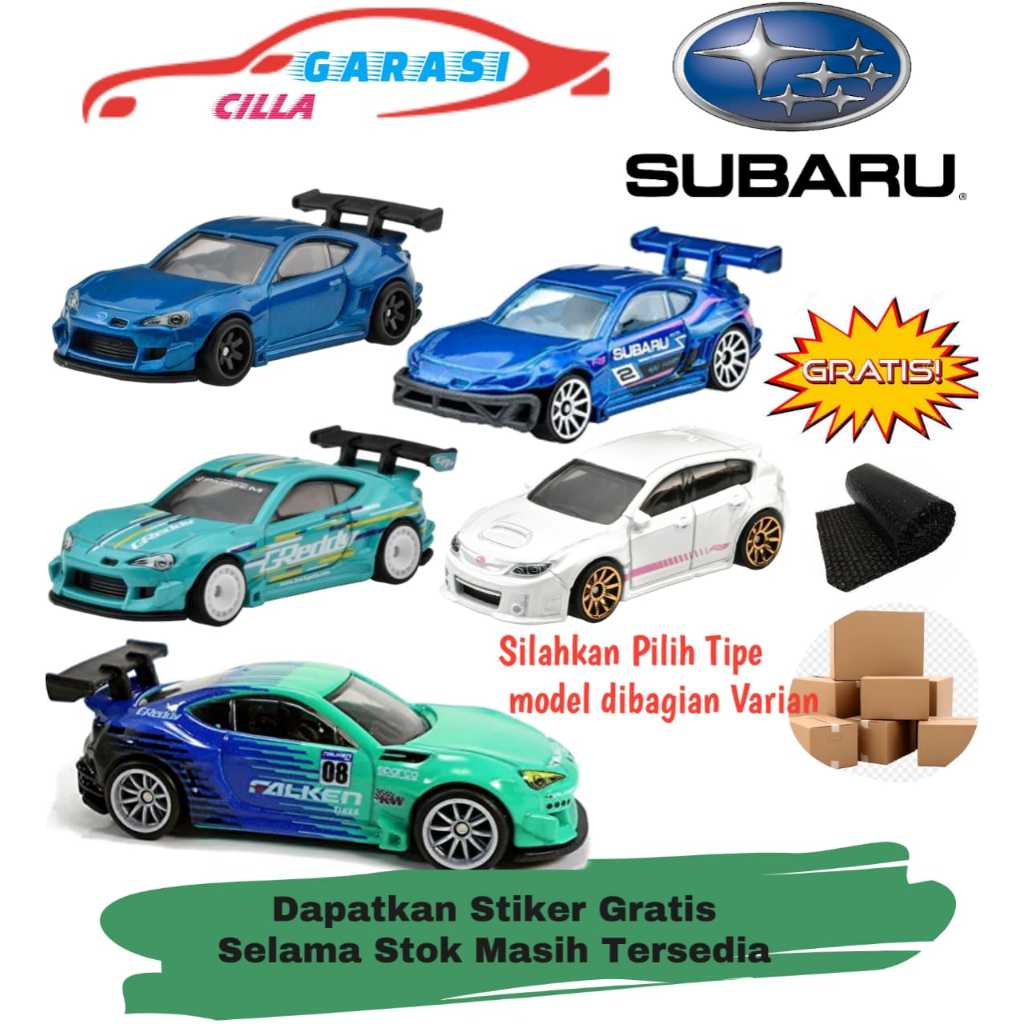 Hotwheels Subaru Hot Wheels Subaru Pandem Subaru Brz Wrx Impreza Hot Wheels Koleksi
