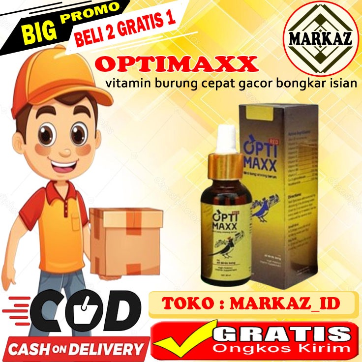 OPTIMAXX ORIGINAL | Vitamin Burung Kicau Cepat Gacor Murai Batu Cucak Ijo Kacer Dan Lainya