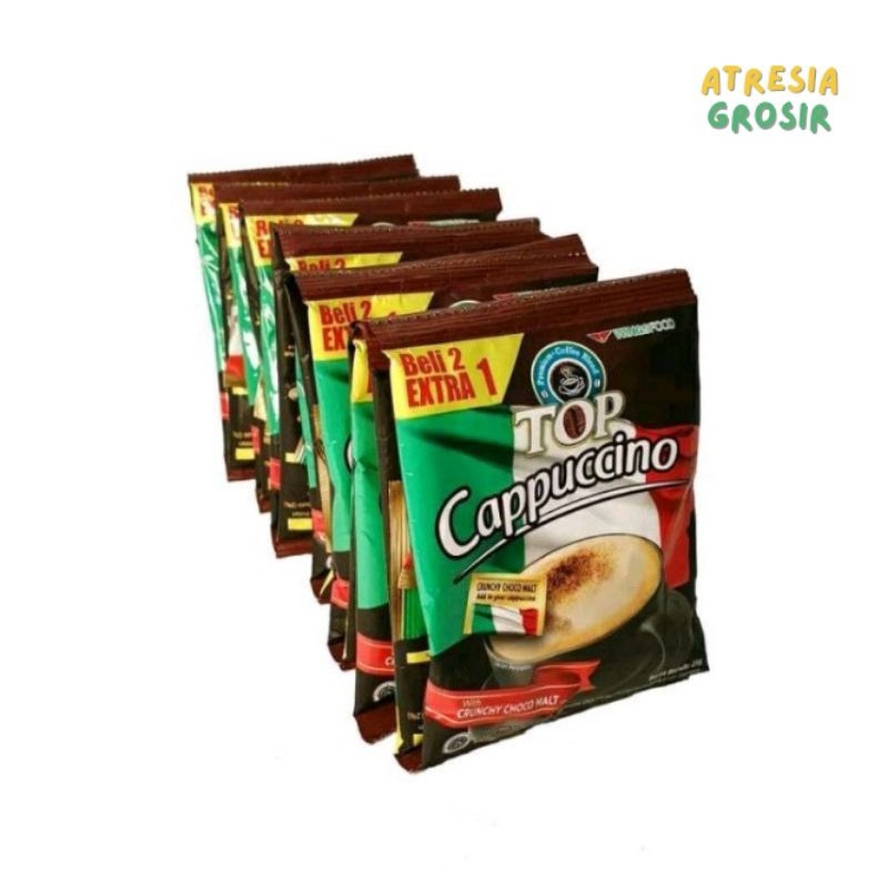 

Kopi Top Cappucino 1 Renceng Isi 15 Sachet