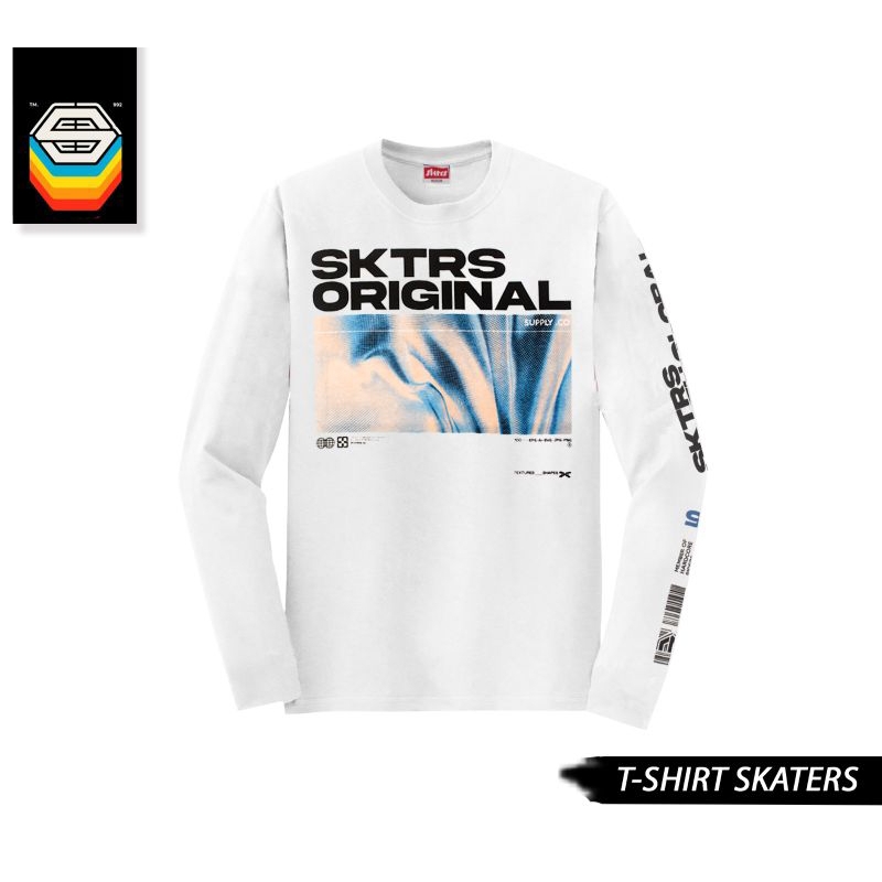 KAOS SKATERS B LONGSLEEVE JL ORIGINAL WHITE