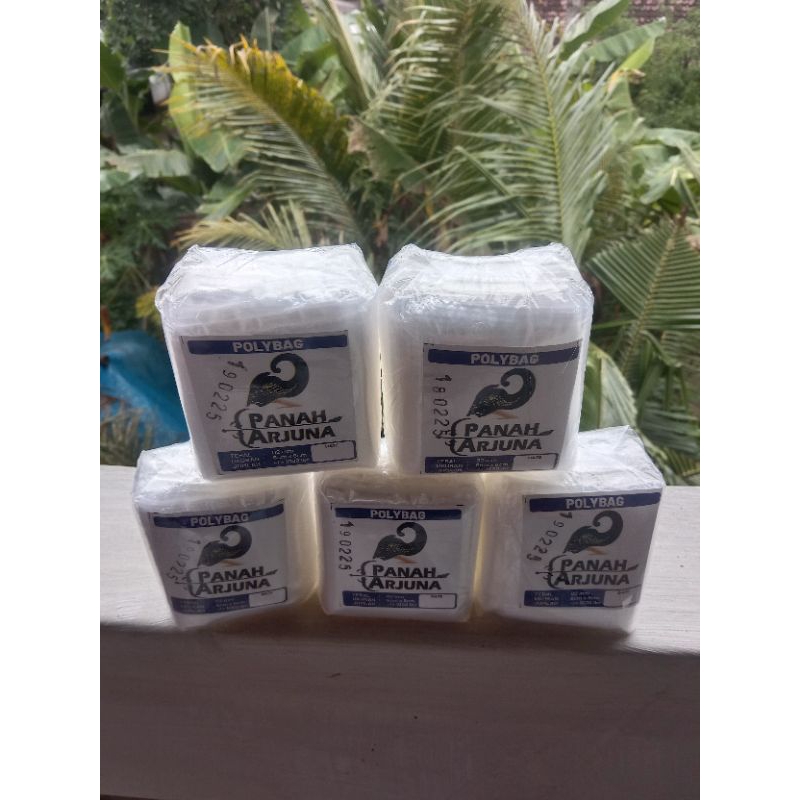 Lionmarket Polybag Semai 6X8 1000Lembar Plastik Semai,Polibag Benih, Polibag Bening, Polybag Cabai