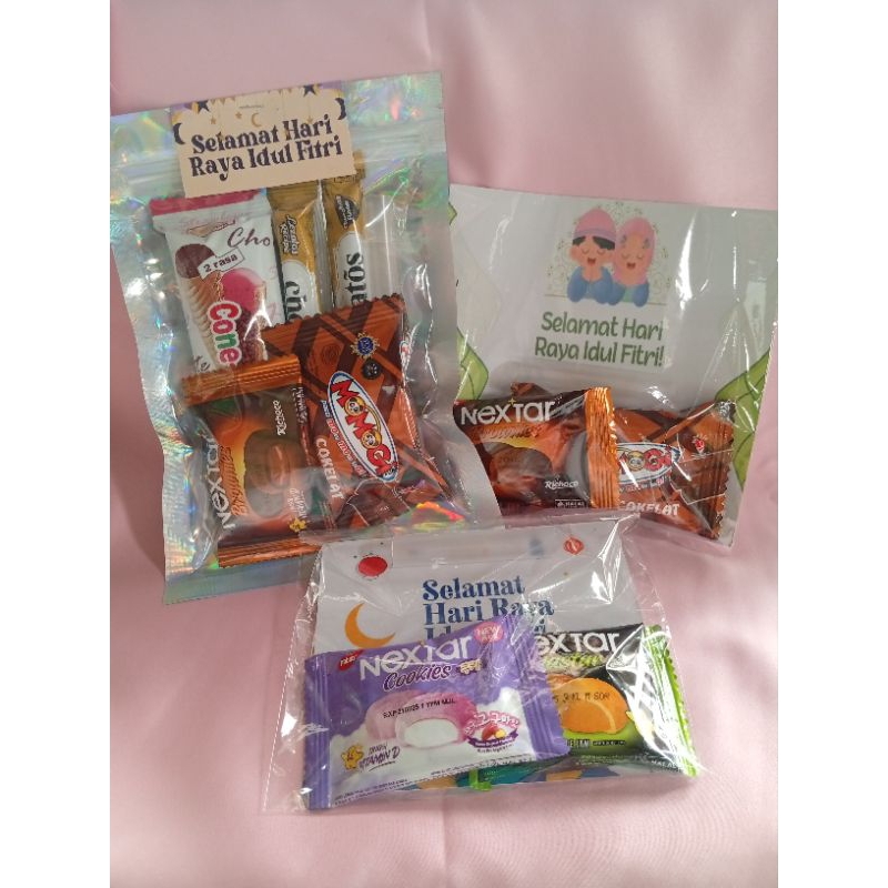 

Mini hampers mini gift lebaran + amplop sedotan