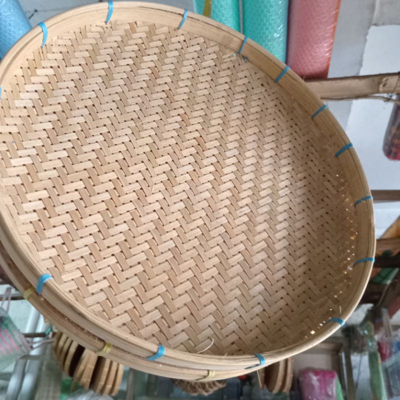 (COD) Tampa ayakan /Tampa Kecil / ayakan bambu  (anyaman tradisional) diameter 40