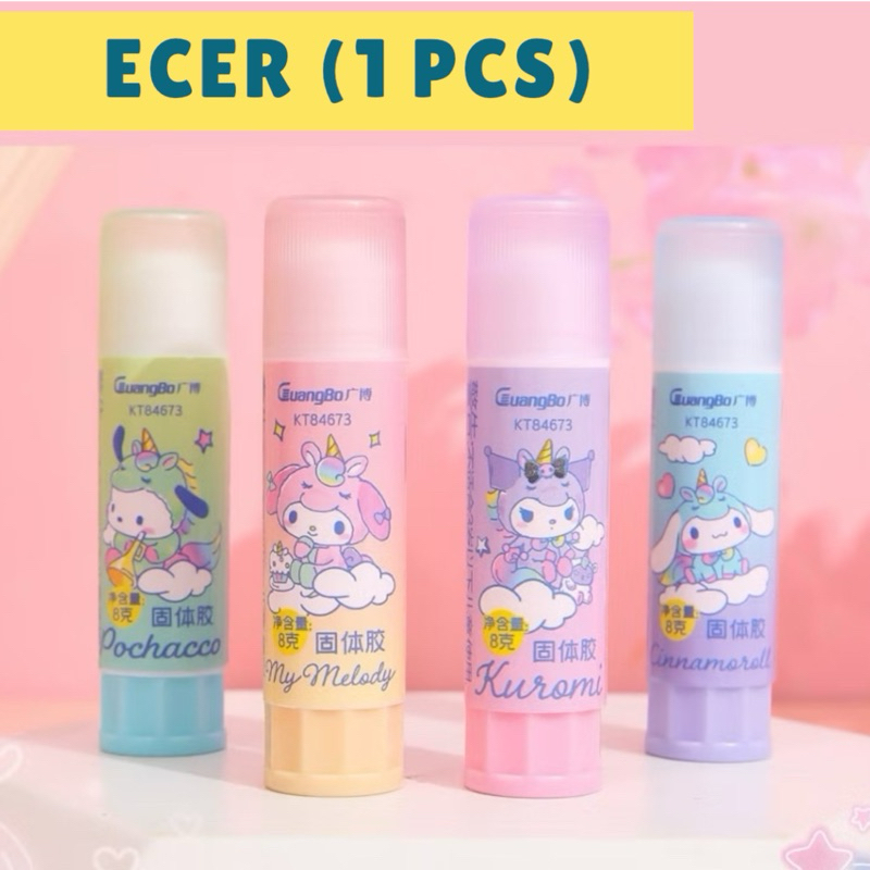 

Sanrio 8gr Lem Kertas Batang Glue Stick Up kuat Glue Stick Lem Kertas Batang