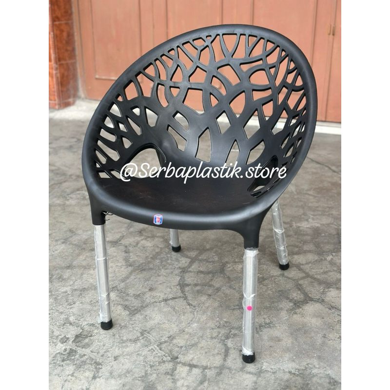 Kursi santai kr 5 semifiber tebal teras plastik Kr5 / Kursi aesthetic / kursi santai kekinian / kurs