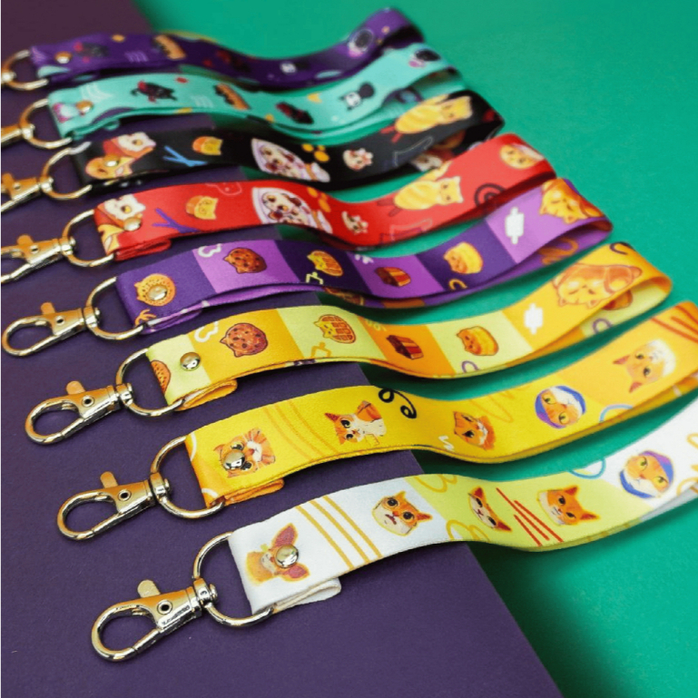 FLOSKATT SHORT-LANYARD | PHONE STRAP KUCING