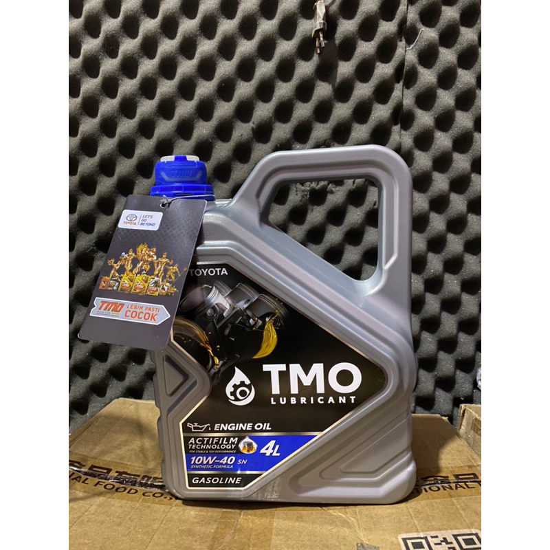 Baru Oli Mesin Mobil Toyota TMO 10W-40 4L Bensin / oli tmo bensin 10w40 4 liter biru asli original o