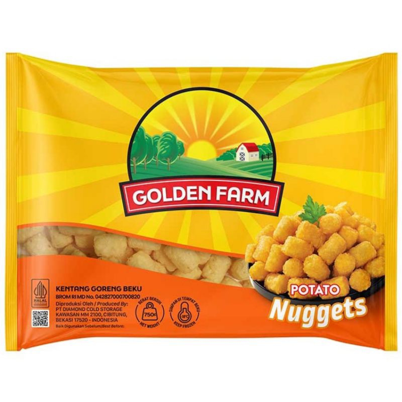 

Golden Farm Potato Nuggets 750gr / Nugget Kentang