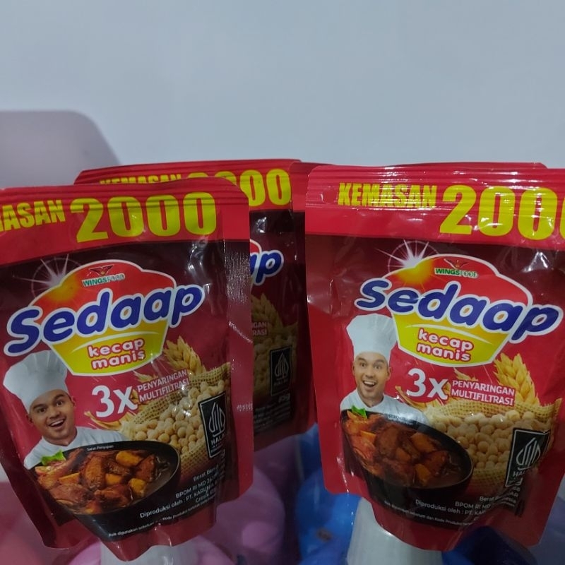 

Kecap Manis Sedaap Sedap Penyaringan Filtrasi Sachet Kecil 85gr x 5 pcs