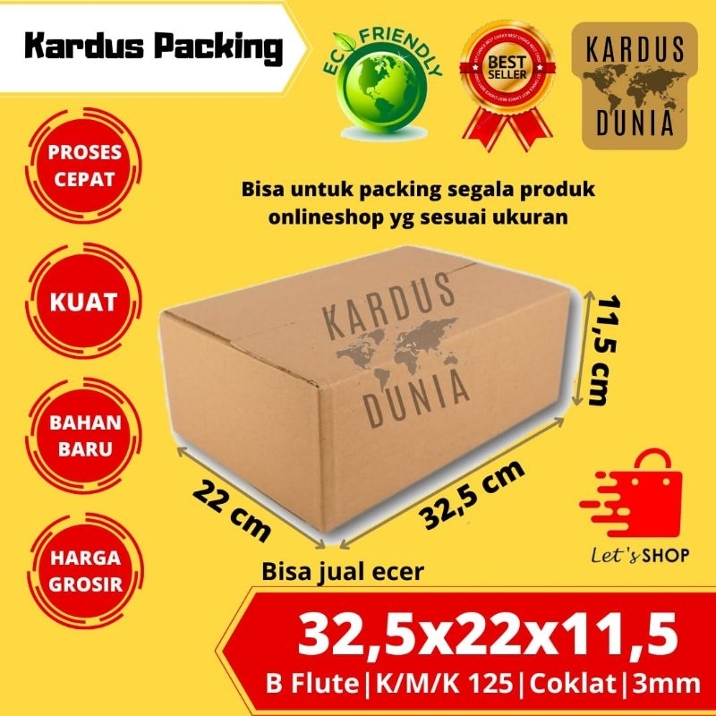 

kardus packing box UK 32.5x22x11.5cm