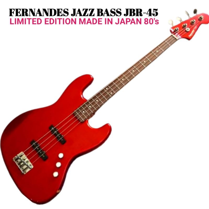 Fernandes Jazz Bass JBR-45 Limited Edition MIJ 80's