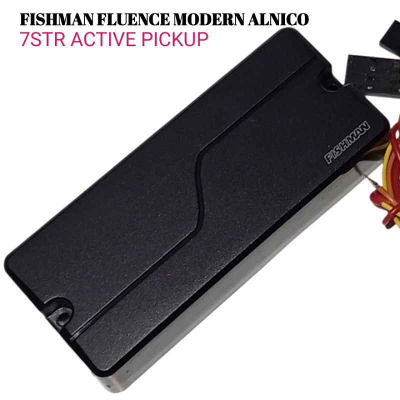 Pickup Original Fishman Fluence Modern Alnico Aktif 7str Gitar Elektrik