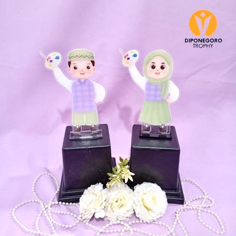 Piala Mewarnai Anak Islami Piala Menggambar Anak Paud Piala Menggambar Akrilik